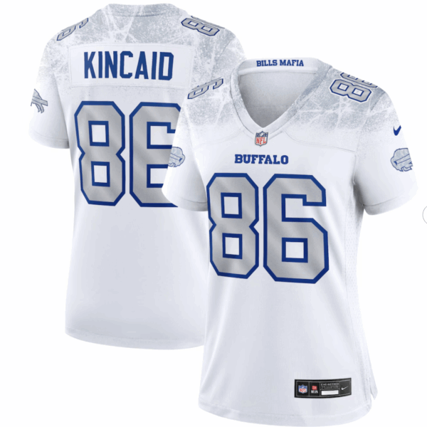 Dalton Kincaid Buffalo Bills Nike Women's 2025 Rivalries Collection Game Jersey - White
