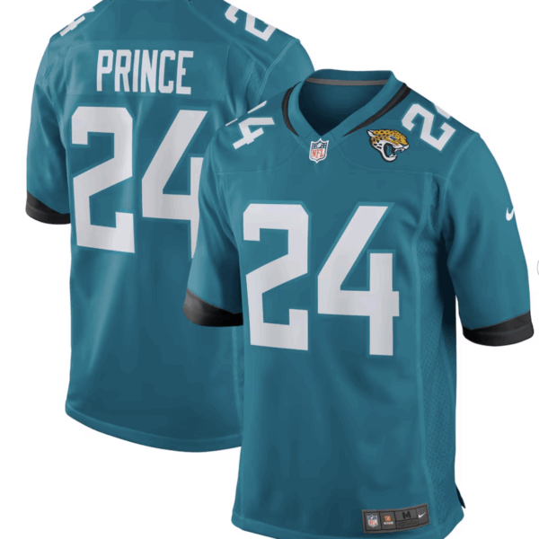 De‚ÄôAntre Prince Jacksonville Jaguars Nike Team Game Jersey -  Teal