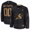 Dallas Stars Fanatics 2024 Military Appreciation Custom Practice Jersey - Black