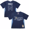 David Price Tampa Bay Rays Mitchell & Ness Authentic Batting Practice Jersey - Blue