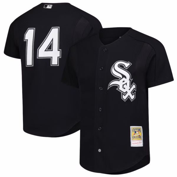 Paul Konerko Chicago White Sox Mitchell & Ness Authentic Batting Practice Jersey - Black