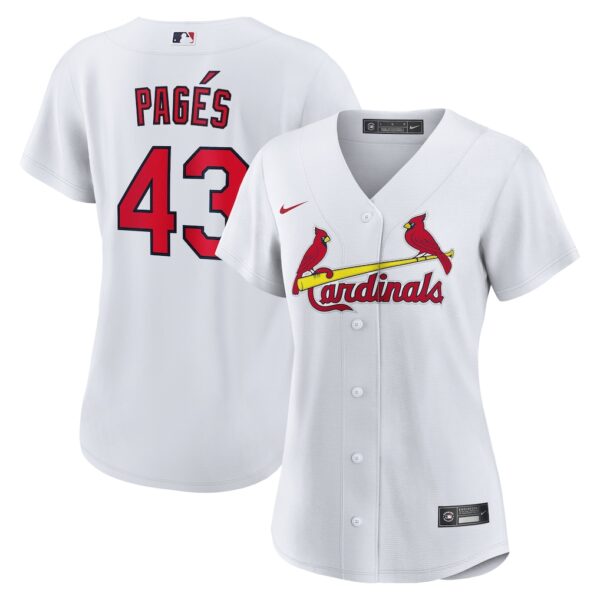 Pedro Pagés St. Louis Cardinals Nike Women's Home  Jersey - White