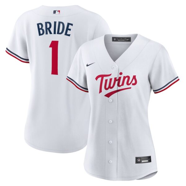 Minnesota Twins Nike Women's #1 Bride Home  Jersey - White