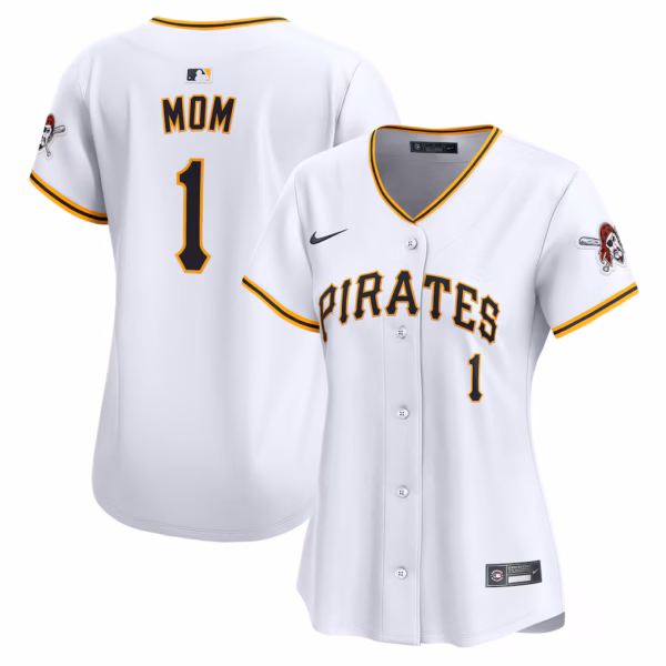 Pittsburgh Pirates Nike Women's #1 Mom Home  Jersey - White