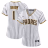 San Diego Padres Nike Women's #1 Bride Home  Jersey - White