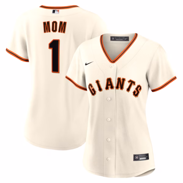 San Francisco Giants Nike Women's #1 Mom Home  Jersey - White