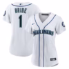 Seattle Mariners Nike Women's #1 Bride Home  Jersey - White