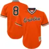 Cal Ripken Jr. Baltimore Orioles Mitchell & Ness Youth Cooperstown Collection & Mesh Batting Practice Jersey - Orange